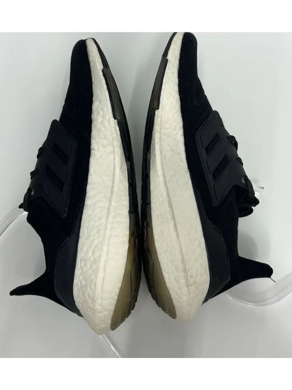 Adidas Ultraboost 22 Shoes Womens Size 9 Black Knit Running Sneakers GX5591